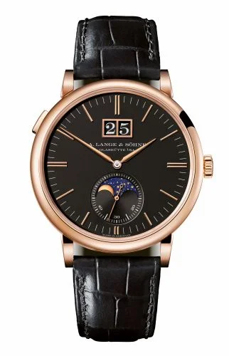 A. Lange & Söhne Saxonia Moonphase Pink Gold / Black 384.031 (384031)